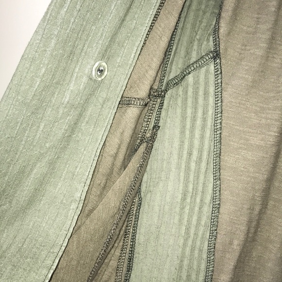 Free people army green and olive green cardigan - Picture 13 of 14
